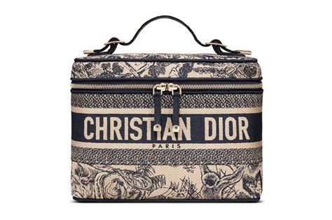 dior makeup train case|dior travelling bag.